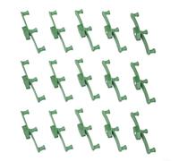 HomeVortex Lot de 15 pinces de pliage de brindilles réglables pour la formation d'arbres fruitiers et la mise en forme de bonsaï, outils de contrôle d'angle de jardin vert avec lisse