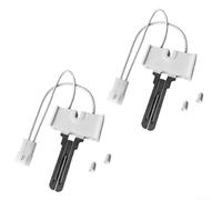 HomeVortex Lot de 2 allumeurs de sécheuse à gaz 4391996 pour Amana, CROSLEY, Break, GE, Kenmore, remplace 279311 WE4X750, chauffage à stéatite haute température 1450 °C avec plomb, facile