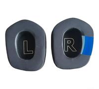 HomeVortex Lot de 2 cache-oreilles en gel rafraîchissant, pour casques Logitech G733 G335, coussinets d'oreille doux et respirants, coussins de rechange légers, pour jeux et sessions, noir