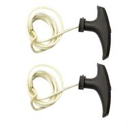 HomeVortex Lot de 2 cordes de démarreur de 950 mm avec poignée ergonomique pour mini moto, quad, tondeuse à gazon, tronçonneuse 49 cc