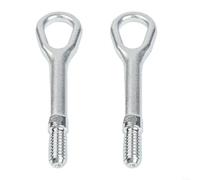 HomeVortex Lot de 2 crochets de remorquage en métal pour Mercedes-Benz Classe A W169 2004.9+, Classe B W245 2005.5+, Classe C W203 2004.3-2007.3, CLS W219 (2 pièces)