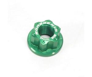 HomeVortex Lot de 2 écrous de roue arrière M10 x 1,0 vintage traditionnels pour roue arrière de vélo, pour moyeu à vitesse fixe, écrous de verrouillage en alliage d'aluminium, noir, bleu, or, vert