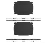 HomeVortex Lot de 2 élingues à pain en silicone pour cocotte, tapis de cuisson au levain résistant à la chaleur avec poignées extra longues, revêtement de cuisson anti-adhésif pour un levage facile
