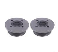 HomeVortex Lot de 2 embouts de cylindre avec joints 6H1-43821-11 pour hors-bord 55-90 HP Power Trim Tilt Assy en alliage d'aluminium anodisé dur