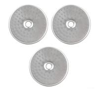 HomeVortex Lot de 2 filtres de douche en acier inoxydable pour machine à café - 5,3 x 5,3 x 1 cm - Maille d'infusion pour pièces de machine à expresso - Accessoire de rechange facile à nettoyer