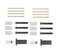 HomeVortex Lot de 2 rallonges compatibles avec Grohe 14048000 pour garnitures Grohtherm SmartControl - Kit adaptateur rugueux 25 mm pour mitigeur de douche 3 fonctions
