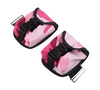 HomeVortex Lot de 2 sacs de lestage de plongée sous-marine, poches de garniture de 2 kg avec boucle à dégagement rapide, pochettes de ceinture de plongée en nylon 1000D pour ceinture, plaque arrière
