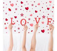 HomeVortex Lot de 4 autocollants muraux en PVC mat pour décoration de salon ou de chambre à coucher, imperméables et amovibles en vinyle pour décoration de la maison