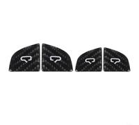 HomeVortex Lot de 4 garnitures d'interrupteur en fibre de carbone pour Model 3 Model Y 2024 2025 - Accessoires de décoration d'intérieur (fibre de carbone)