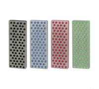 HomeVortex Lot de 4 pierres à aiguiser pour planche à neige grain 240/360/500/1000 pour ébavurer la rouille et finition polie miroir pour sports d'hiver