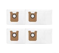 HomeVortex Lot de 4 sacs d'aspirateur jetables RVA210, pour Tapo RV50 Pro/Omni, grande capacité de collecte de poussière, avec filtre fondu, remplacement hygiénique, pour RV50