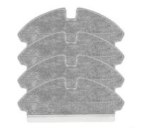 HomeVortex Lot de 4 serpillères pour Ropo Slim et Kewbily DL30 Pro, chiffons de rechange lavables en microfibre pour maintenir des sols propres dans les maisons avec animaux domestiques et enfants