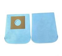 HomeVortex Lot de 5 sacs d'aspirateur synthétiques pour GL-20 GL-30, Samsung, LG, ELECTROLUX, Miele et plus encore, sacs à poussière en microfibre de 4 L avec base en carton (lot de 2)