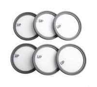 HomeVortex Lot de 6 filtres de rechange pour aspirateur Jimmy WB55 BX5 WB73 BX7 Pro - Pièces compatibles - Système de filtration de la poussière lavable