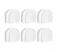 HomeVortex Lot de 6 filtres en mousse de rechange compatibles avec les aspirateurs Shark AZ3900UKT et AZ3900UKTBK - Filtres à poussière lavables blancs pour une aspiration optimale et l'air frais