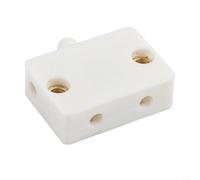 HomeVortex Lot de 6 interrupteurs LED pour porte de placard, contrôle de la lumière d'armoire normalement fermée, matériau PC compact, installation à vis avec vis, compatible AC/DC pour (blanc)