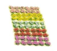 HomeVortex Lot de 60 touffes d'herbe statiques colorées pour modélisme de terrain et aménagement de paysage de jardin - Décoration à faire soi-même