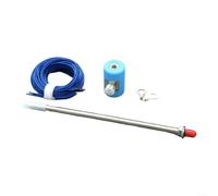 HomeVortex M10 Base d'antenne télescopique SO239 Kit adaptateur avec grille de terre pour station de radio à ondes courtes USDX QRP Radio amateur Gamme de fréquences 13,5-55 MHz Bleu + grille + tige