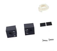 HomeVortex Manette Contrôle Température Douche Peinte Noire 40mm(black) | Indicateurs température pour blancs, réglage pour précis eau, lecture pour facile, sécurité bain améliorée, marquages clairs