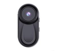 HomeVortex Mini caméra d'action HD 1080p avec objectif grand angle de 120 °, écran IPS, caméra portable magnétique portable pour voyage, cyclisme, promenade d'animaux (noir)