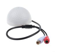 HomeVortex Mini microphone de vidéosurveillance haute sensibilité avec préampli intégré, pour DVR AHD et caméras IP, pour une installation filaire facile dans les systèmes de surveillance de sécurité