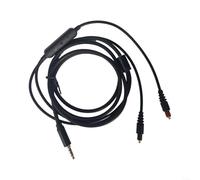 HomeVortex MMCX Câble Headph Compatible avec Shure SRH1440 SRH1540 SRH1840 SRH1840, 1. Cordon audio de rechange en PVC léger, pour un son clair, noir