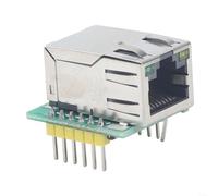 HomeVortex Module Ethernet W5500, avec pile TCP/IP 80 MHz, pour interface SPI pour Arduino, convertisseur réseau intégré 3,3 V compatible avec WIZ820IO USR-ES1