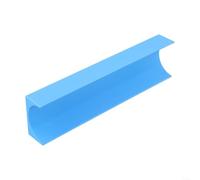 HomeVortex Moules à gâteau ronds de 4,6 cm avec plateau de service de 22,9 cm, kit de cuisson en plastique pour cookies et desserts, pour libérer le piston pour les mariages et la pâtisserie, bleu
