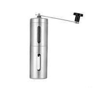 HomeVortex Moulin à Café Manuel en Acier Inoxydable, (silver)