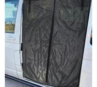 HomeVortex Moustiquaire magnétique en maille pour porte coulissante et hayon - Protection UV - Filet de ventilation - Accessoire de camping et de voyage (S 160 x 150 cm)
