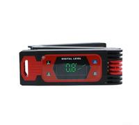 HomeVortex Niveau pliable numérique, avec base magnétique, outil de mesure d'angle à deux axes ± 60°, pour le travail du bois, affichage LED, avec alarme sonore à 0°/30°/45°/60°/90°, compact