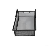 HomeVortex Organisateur de tiroir à suspendre, panier de garde-robe extractible en acier pour placard, montage sans outils, étagère de rangement sous étagère pour chambre à coucher, vêtements