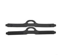 HomeVortex Paire de sangles d'aileron de plongée avec boucles en polycarbonate à dégagement rapide, harnais de rétention réglable en matériau TPR pour plongée sous-marine et plongée avec tuba