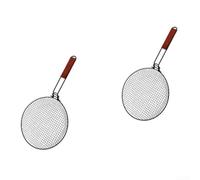 HomeVortex Panier Grill Pliable 55x31cm Antiadhésif pour BBQ(2PC) | pour surface antiadhésive, maille fine empêche pour chute aliments, pour idéal légumes poissons, dimensions 55.5x31cm