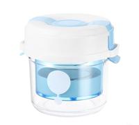 HomeVortex Passoire à yaourt avec couvercle en maille ultra fine et compression à ressort avancée, passe au lave-vaisselle, pour yaourt crémeux épais fait maison