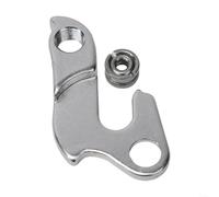 HomeVortex Patte de dérailleur arrière en alliage d'aluminium pour Norco pour Marin Diamondback Jamis Haro Bikes - Crochet de queue argenté - Avec vis pour modèles 1996-2012
