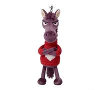 HomeVortex Pendentif porte-bonheur en forme de mascotte de l'année du cheval 2026 pour le Nouvel An 2026 - Rose (7)