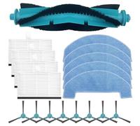 HomeVortex Pièces de rechange, pour kit d'aspirateur robot Ultenic D10, avec brosse principale, brosses latérales, filtres et serpillères, accessoires faciles à installer pour un nettoyage efficace (B