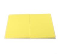 HomeVortex Planche de cassure de taekwondo, incassable, en ABS haute résistance, pour entraînement de karaté, Muay Thai, kickboxing, ronde, réutilisable (jaune (moins de 10 ans)