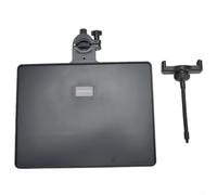 HomeVortex Plateau de microphone avec pince de support de téléphone, étagère réglable pour carte son pour enregistrement en direct, support d'accessoires en plastique pour tube de diamètre inférieur à