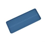 HomeVortex Plateau de rangement d'évier en silicone, 23 x 9 cm, design de séchage efficace avec lignes surélevées pour une circulation rapide de l'air, support d'éponge flexible et robuste pour