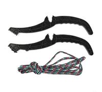 HomeVortex Poignée de frein de ski pour un meilleur contrôle et sécurité, accessoire de planche à neige résistant à l'abrasion avec corde pour un freinage facile et une stabilité sur les pistes, aide