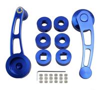 HomeVortex Poignée de manivelle de voiture carrée en aluminium - Bouton de régulateur manuel - Convient à la plupart des véhicules - Poignée ergonomique légère - Accessoire de mise à niveau intérieur