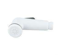 HomeVortex Pommeau de douche à main en ABS pour bidet - Poignée ergonomique - Économie d'eau - Multi-usage pour toilettes, salle de bain, animal domestique, jardinage, lavage des fruits - Blanc