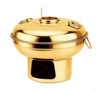 HomeVortex pour mini Cocotte Portable Or 21cm Acier pour mini Cocotte(2)