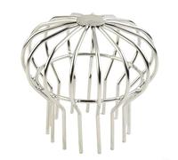 HomeVortex Protection de gouttière en acier inoxydable pour toit de balcon - Bouchon de feuilles pour obstruer les feuilles et les débris dans les systèmes de drainage du jardin ou de la maison (110