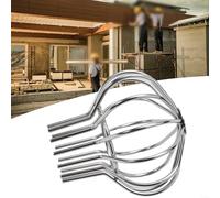 HomeVortex Protection de gouttière en acier inoxydable pour toit de balcon - Bouchon de feuilles pour obstruer les feuilles et les débris dans les systèmes de drainage du jardin ou de la maison (75 mm