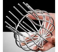 HomeVortex Protection de gouttière en acier inoxydable pour toit de balcon - Bouchon de feuilles pour obstruer les feuilles et les débris dans les systèmes de drainage du jardin ou de la maison (50 mm