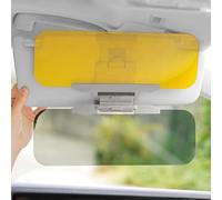 HomeVortex Rallonge de pare-soleil de voiture, anti-reflet polarisé à 360°, protection UV rétractable, pour conduite de jour et de nuit, s'adapte à la plupart des voitures, camions, SUV, berlines