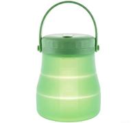 HomeVortex Récipient alimentaire pliable en silicone avec poignée, seau sous vide, pression pour sceller, -40 °C à 230 °C, double échelle ml/oz, large ouverture pour voyage, camping (1600 ml, vert)